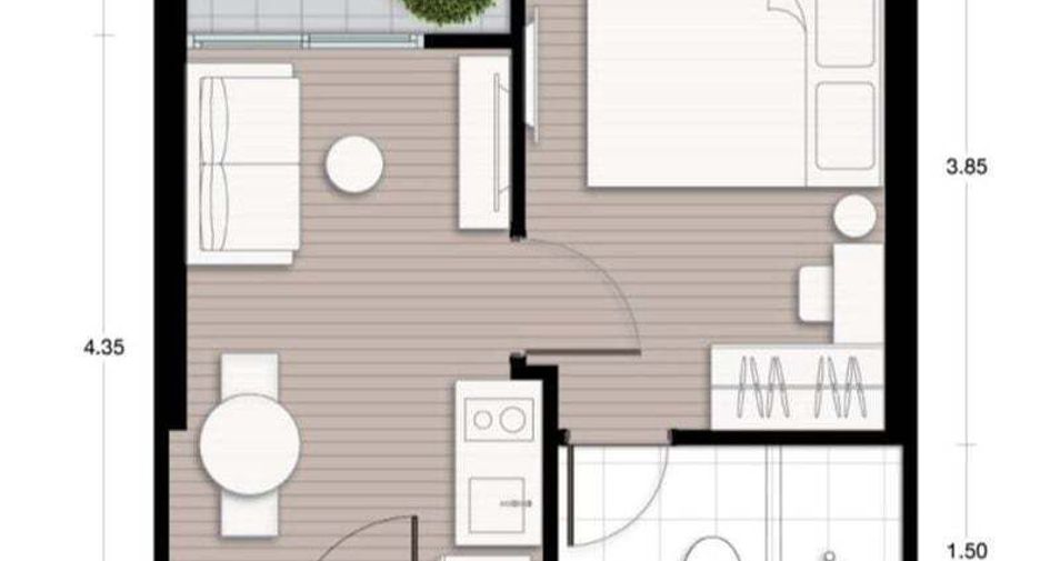 Condo en venta de estudio en Huai Khwang, Bangkok