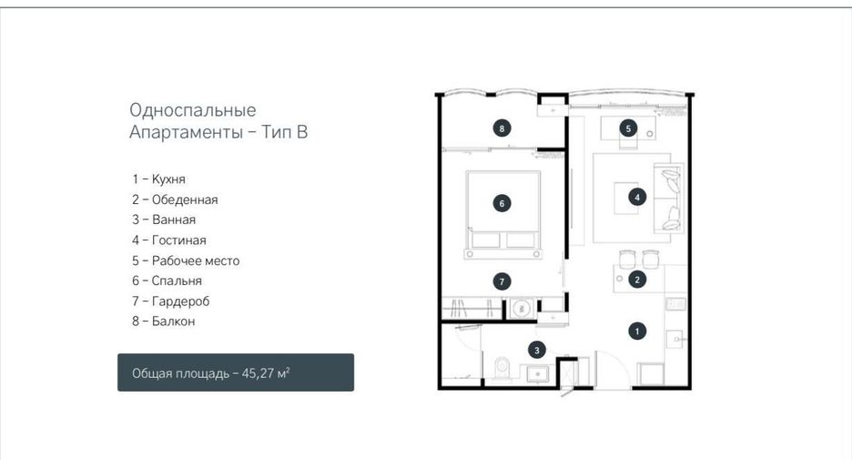 For sale 1 bed condo in Mueang Phuket, Phuket