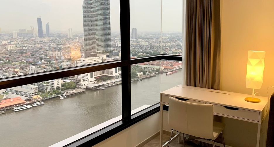 For rent 2 bedrooms condo in Khlong San, Bangkok