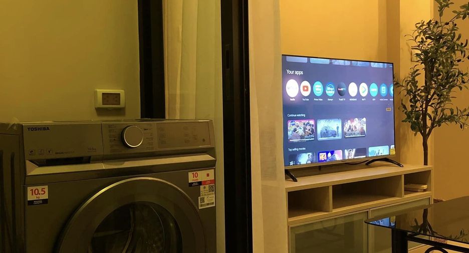 For rent 1 bed condo in Huai Khwang, Bangkok