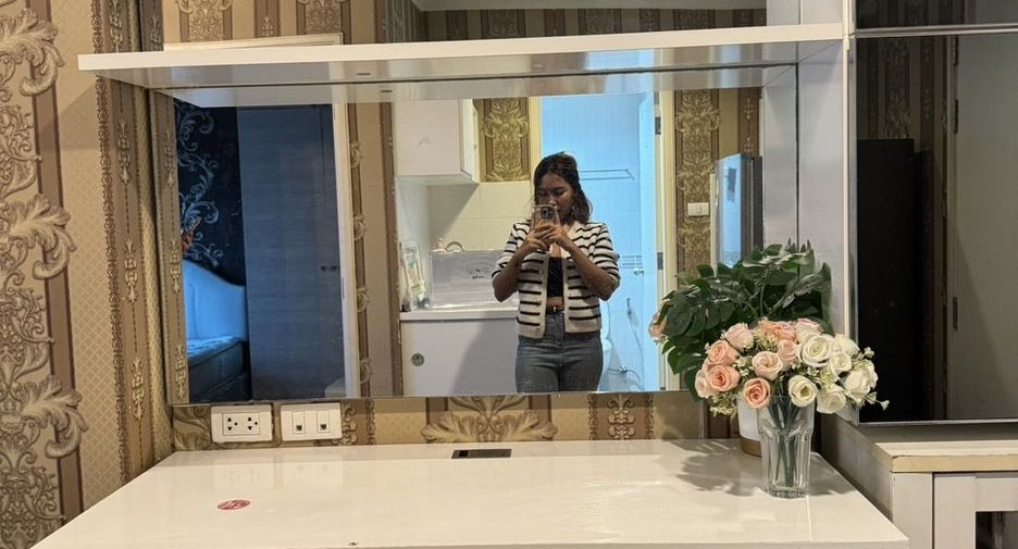 Condo en alquiler de 1 habitaciones en Huai Khwang, Bangkok