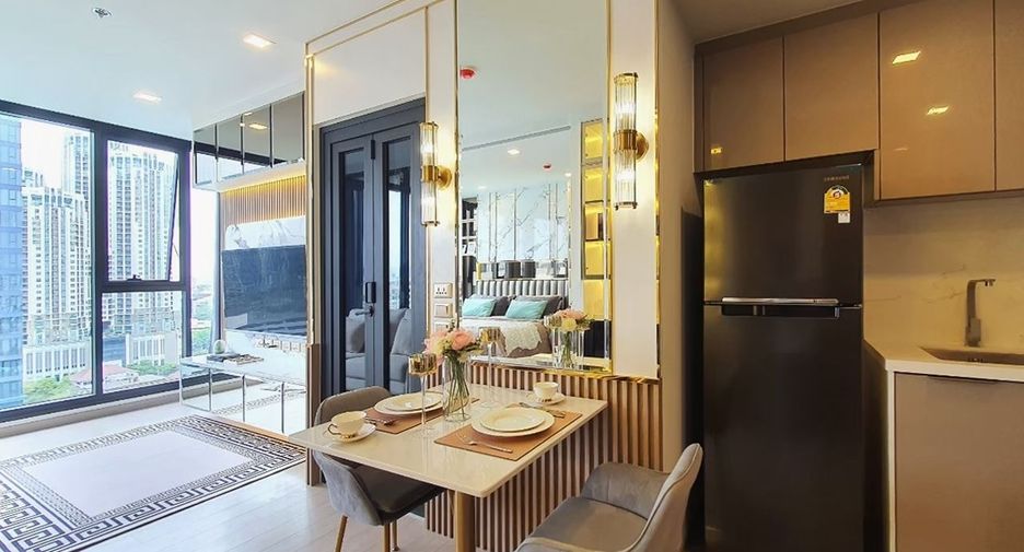 For rent 1 bed condo in Huai Khwang, Bangkok