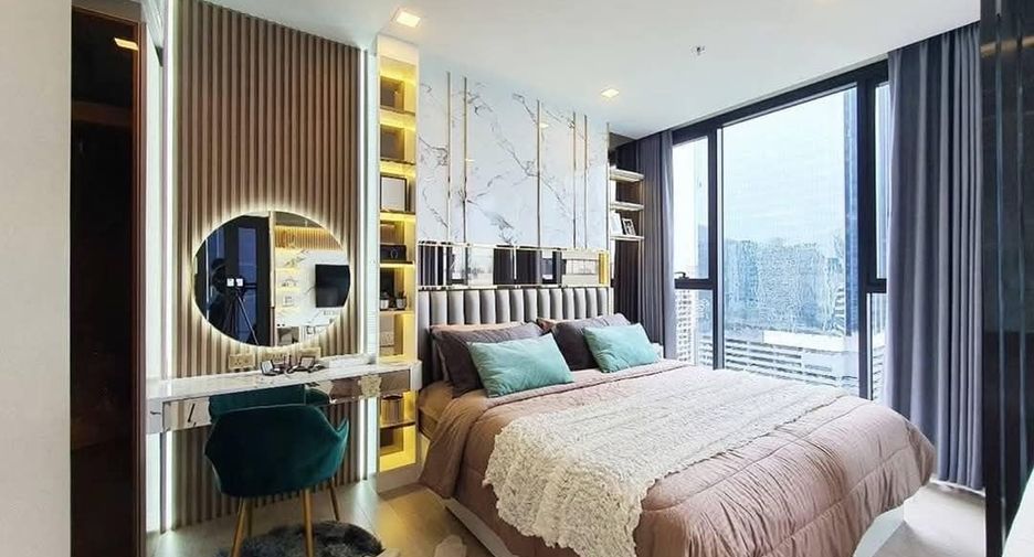 For rent 1 bed condo in Huai Khwang, Bangkok