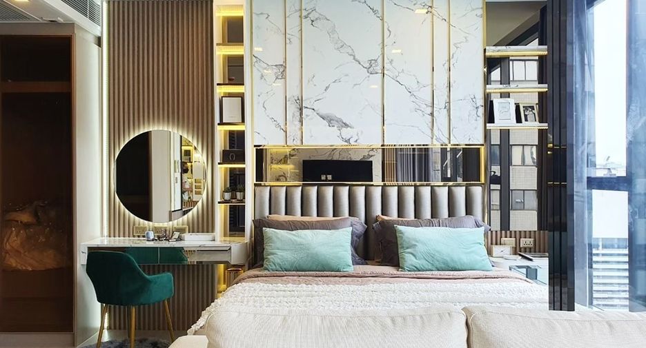 For rent 1 bed condo in Huai Khwang, Bangkok