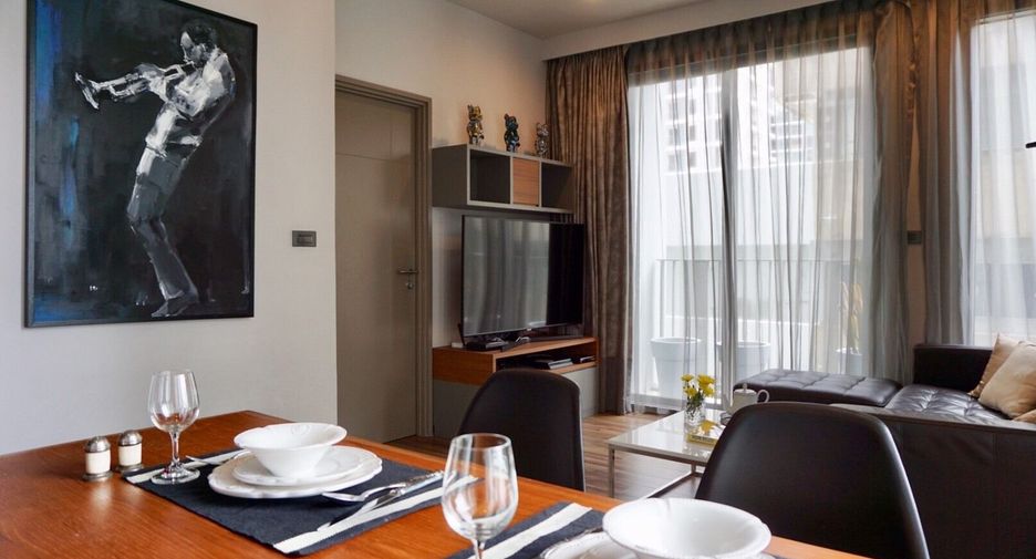 À louer et à vendre 1 chambre condo à Watthana, Bangkok