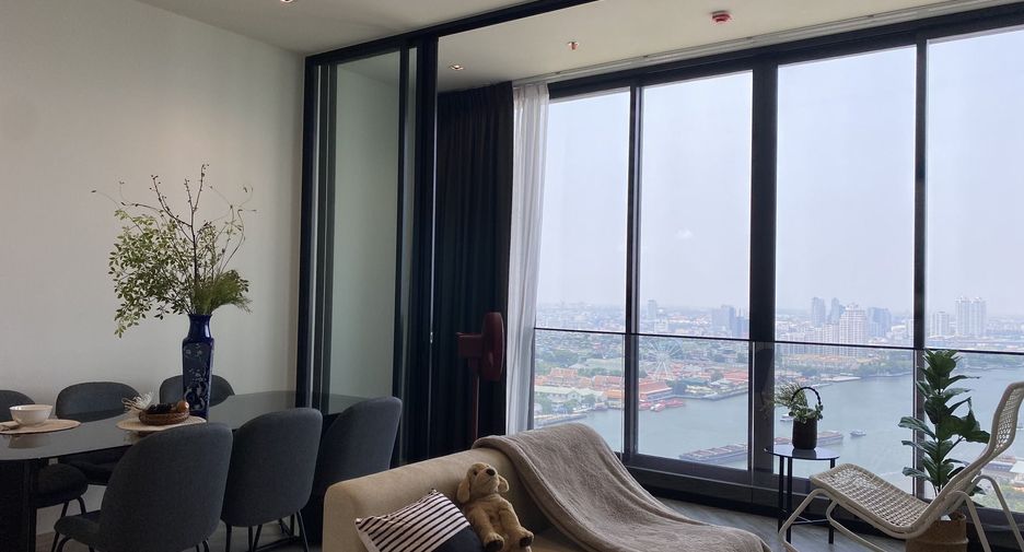 Condo en alquiler de 2 habitaciones en Khlong San, Bangkok