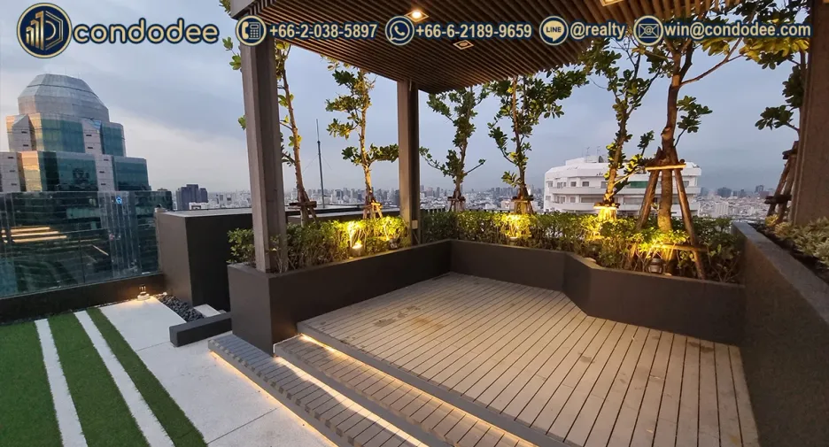 À vendre 1 chambre condo à Pathum Wan, Bangkok