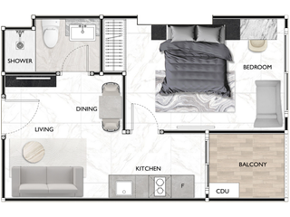 For sale 1 Beds condo in Bang Lamung, Chonburi