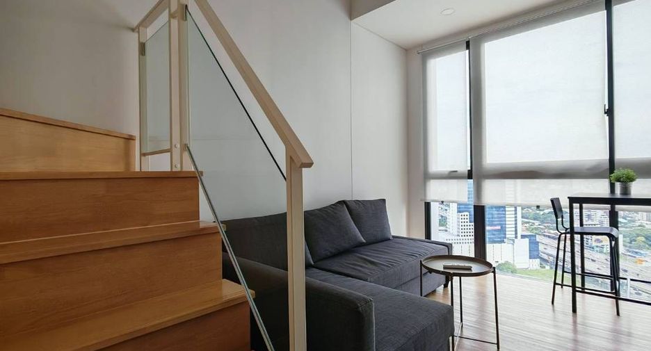 Wohnung zur Miete mit 1 Zimmer in Huai Khwang, Bangkok