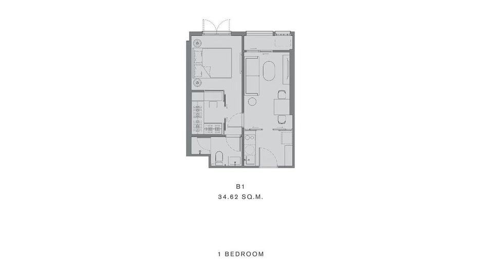 For sale 1 bed condo in Watthana, Bangkok