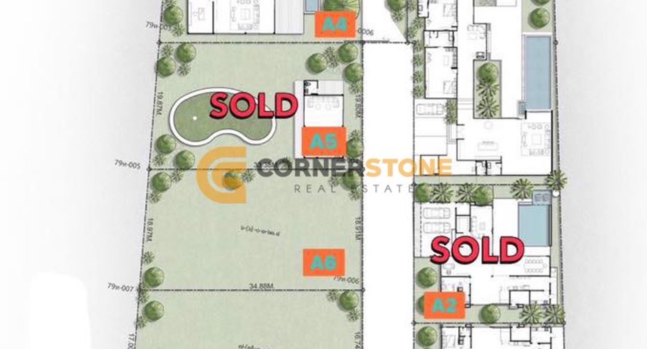 Casa en venta de 4 habitaciones en Bang Lamung, Chonburi