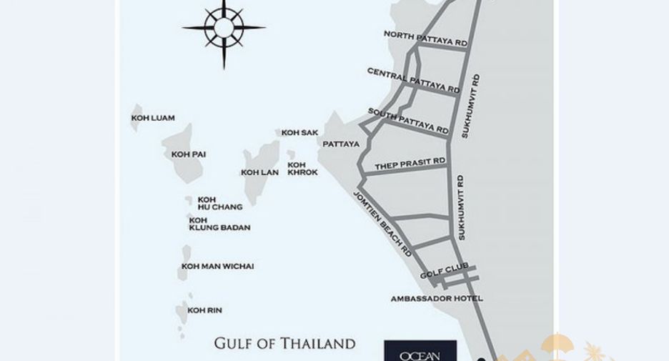 出售 和 出租 2 卧室 公寓 在 Sattahip, Chon Buri