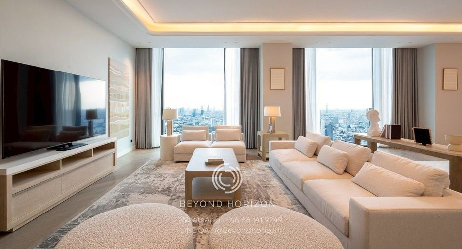 For rent and for sale 3 bedrooms condo in Sathon, Bangkok