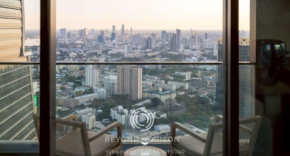 For rent and for sale 3 bedrooms condo in Sathon, Bangkok