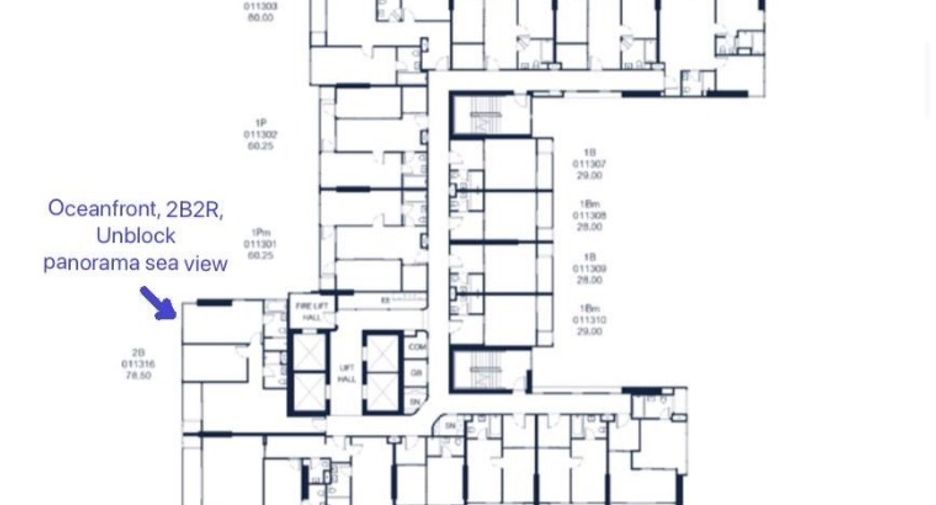 Wohnung zum Kauf mit 2 Zimmer in Bang Lamung, Chonburi