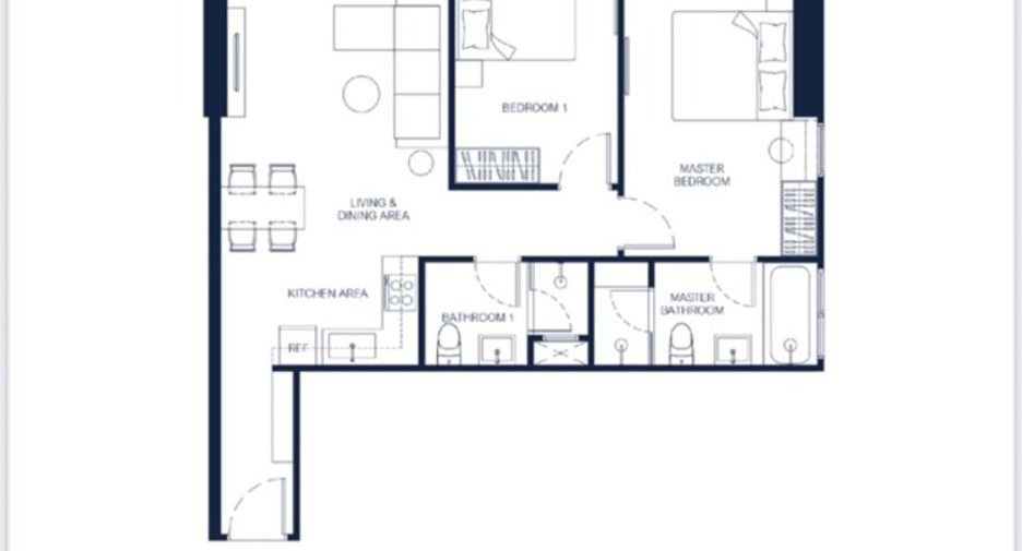 Wohnung zum Kauf mit 2 Zimmer in Bang Lamung, Chonburi