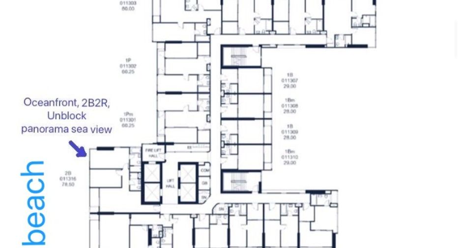 Wohnung zum Kauf mit 2 Zimmer in Bang Lamung, Chonburi