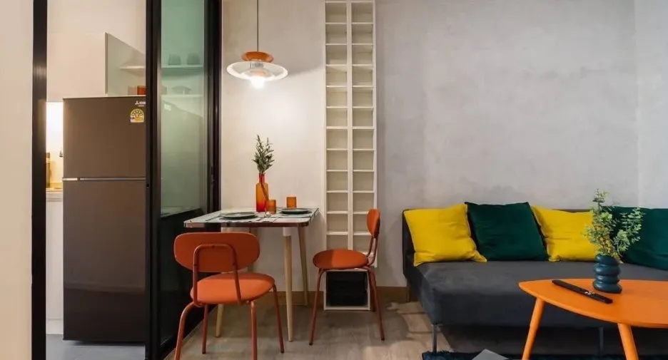 For rent 1 bed condo in Mueang Samut Prakan, Samut Prakan