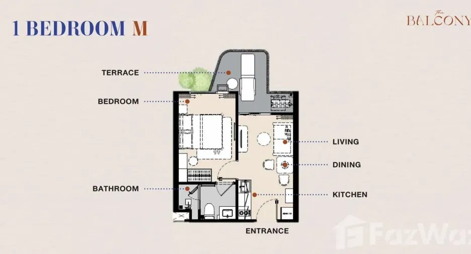 For sale 1 bed condo 