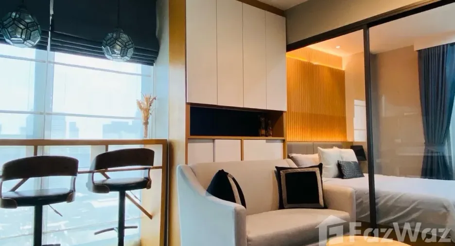 Wohnung zur Miete mit 1 Zimmer in Huai Khwang, Bangkok