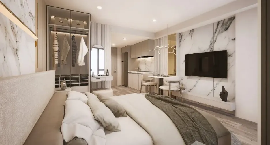 For sale studio condo in Bang Lamung, Chonburi