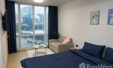 For rent studio condo in Huai Khwang, Bangkok