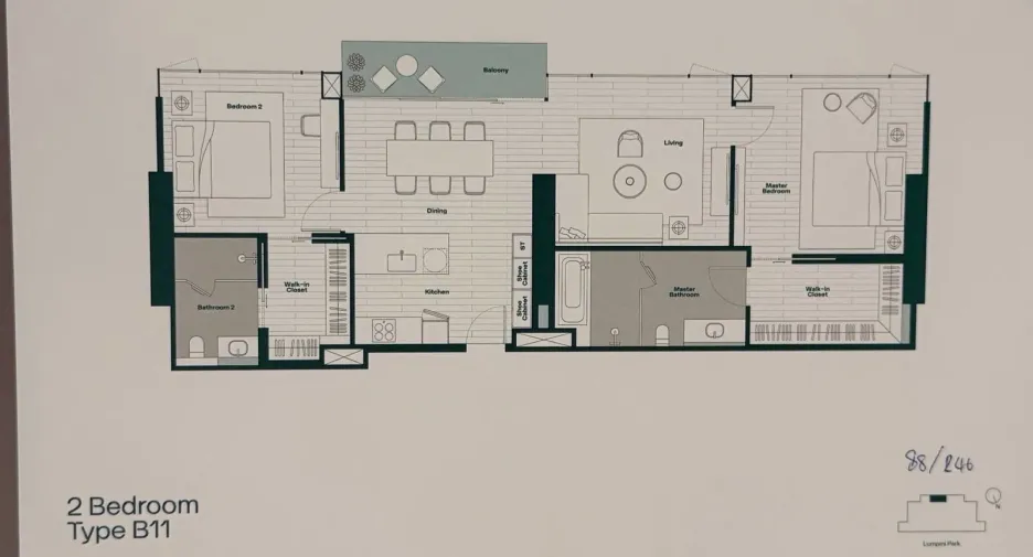 For sale 2 bedrooms condo in Bang Rak, Bangkok