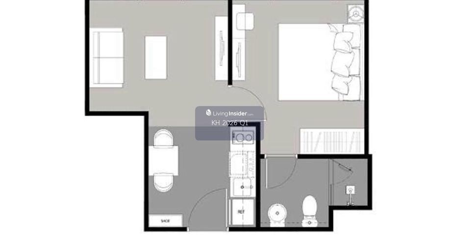 Wohnung zum Kauf und zur Miete mit 1 Zimmer in Khlong Toei, Bangkok