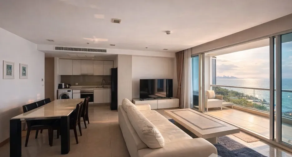 Wohnung zur Miete mit 2 Zimmer in Bang Lamung, Chonburi