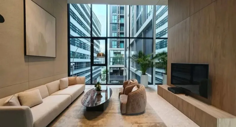 Wohnung zur Miete mit 1 Zimmer in Huai Khwang, Bangkok