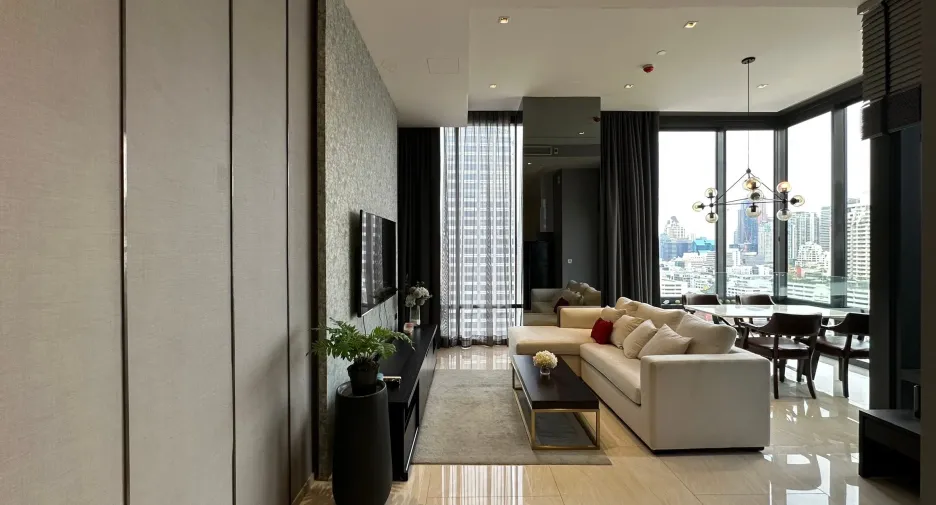 Wohnung zur Miete mit 2 Zimmer in Bang Rak, Bangkok