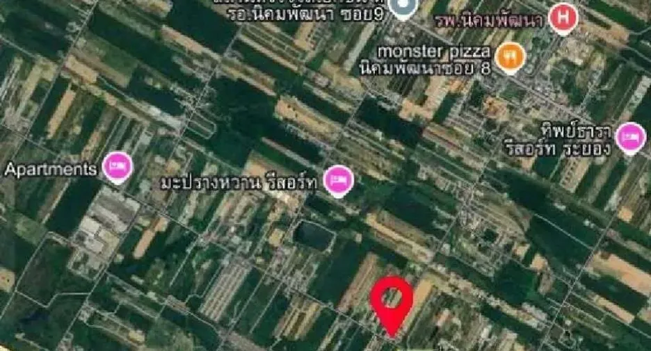 For sale land in Nikhom Phatthana, Rayong