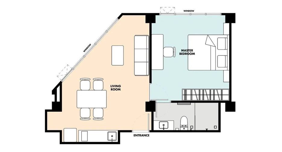 Condo en alquiler de 1 habitaciones en Bang Rak, Bangkok