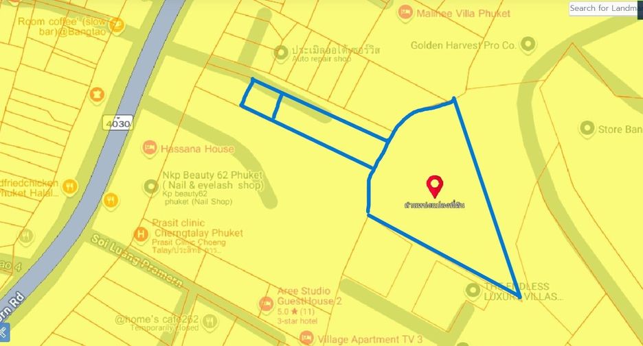 For sale land in Thalang, Phuket