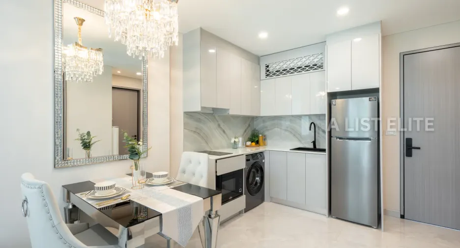 À vendre 1 chambre condo à Bang Lamung, Chonburi