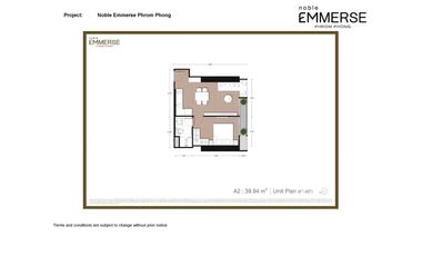 Продажа 1 кровать кондо в Кхлонг Тоеи, Бангкок
