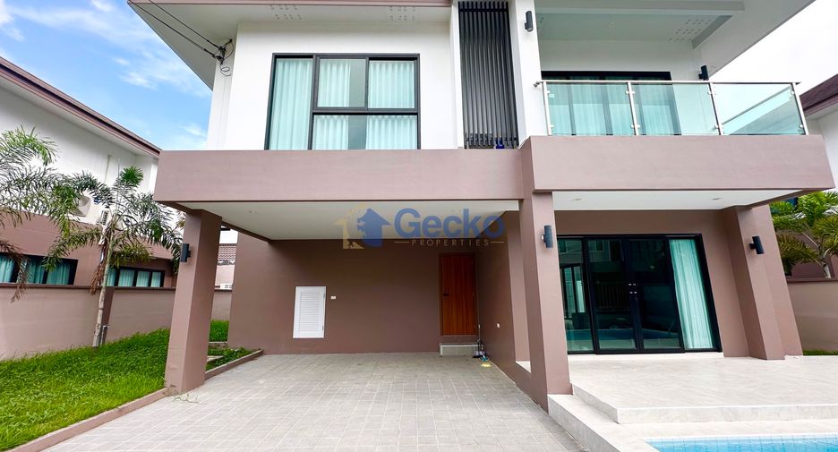 For rent 4 bedrooms house in Bang Lamung, Chonburi