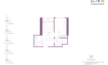 For sale 1 bed condo in Khlong San, Bangkok