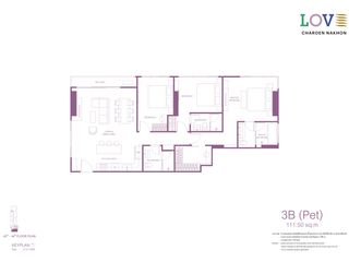 Продажа 3 спальни кондо в Кхлонг Сан, Бангкок