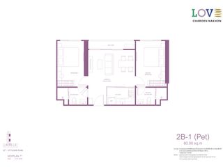 Продажа 2 спальни кондо в Кхлонг Сан, Бангкок