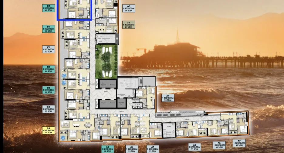 Condo en venta de 1 habitaciones en Bang Lamung, Chonburi