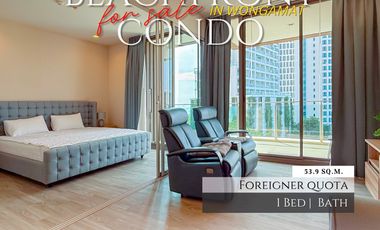 For sale 1 bed condo in Bang Lamung, Chonburi
