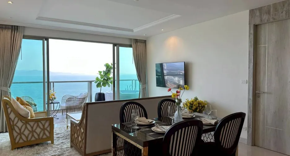À louer 2 chambres condo à Jomtien, Pattaya