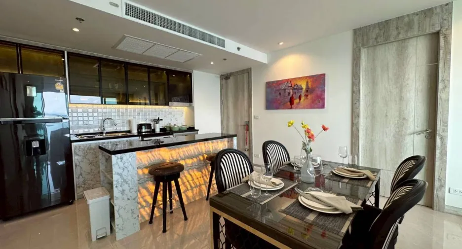 À louer 2 chambres condo à Jomtien, Pattaya