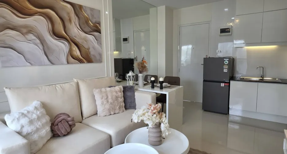 À vendre 1 chambre condo à Bang Lamung, Chonburi