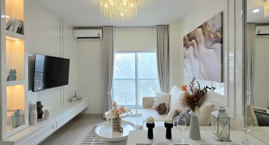 À vendre 1 chambre condo à Bang Lamung, Chonburi