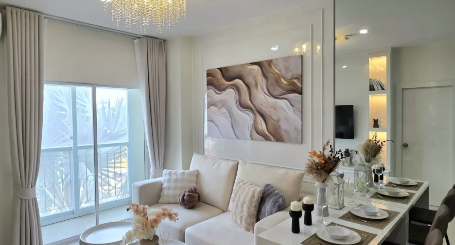 À vendre 1 chambre condo à Bang Lamung, Chonburi