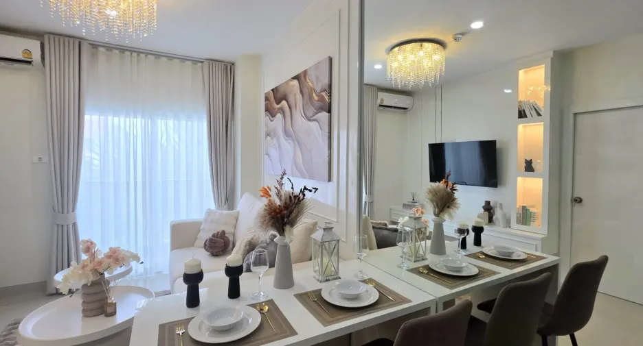 À vendre 1 chambre condo à Bang Lamung, Chonburi