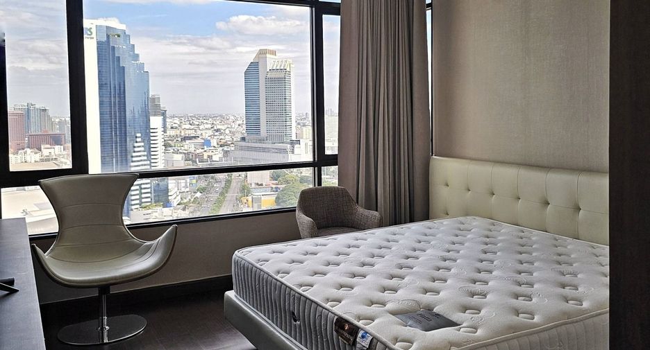 For rent 2 bedrooms condo in Huai Khwang, Bangkok