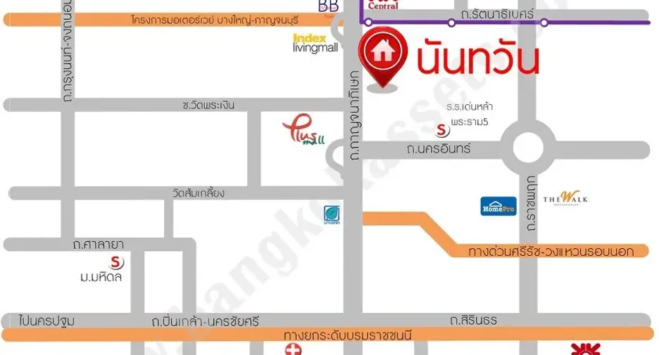 For sale 4 bedrooms house in Bang Yai, Nonthaburi